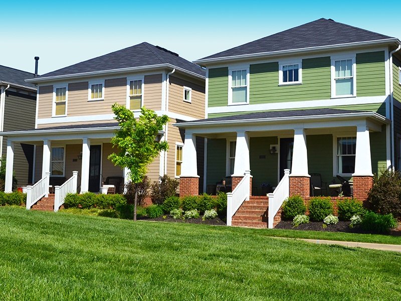 row of houses